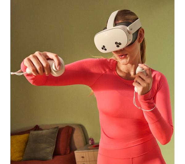 META Meta Quest 3S Virtual Reality Headset & Controllers - 128 GB image number 11 of 16