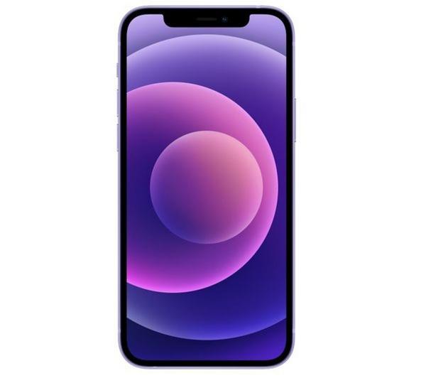 APPLE Refurbished iPhone 12 - 64 GB, Purple (Good Condition) image number 1 of 10