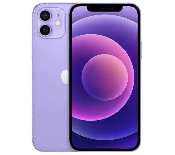 APPLE Refurbished iPhone 12 - 64 GB, Purple (Good Condition) image number 3 of 10