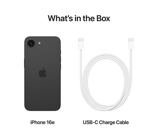 APPLE iPhone 16e - 128 GB, Black image number 8 of 9