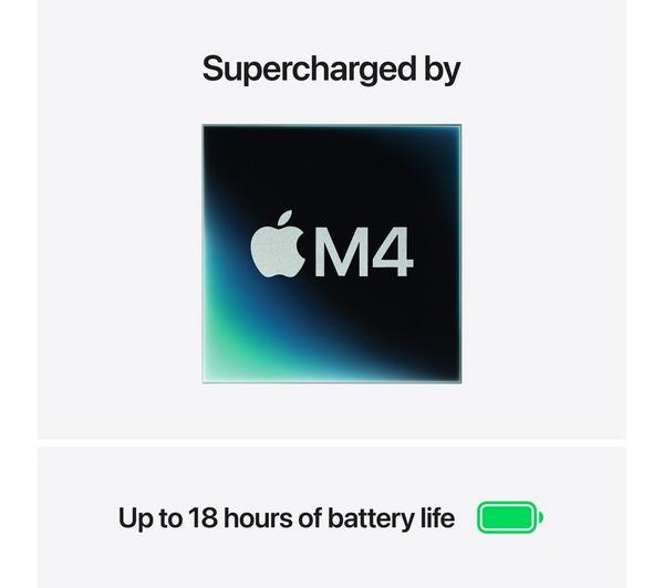 APPLE MacBook Air 13.6" (2025) - M4, 256 GB SSD, Sky Blue image number 4 of 11