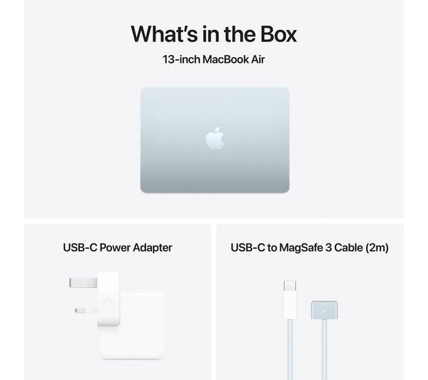APPLE MacBook Air 13.6" (2025) - M4, 256 GB SSD, Sky Blue image number 11 of 11