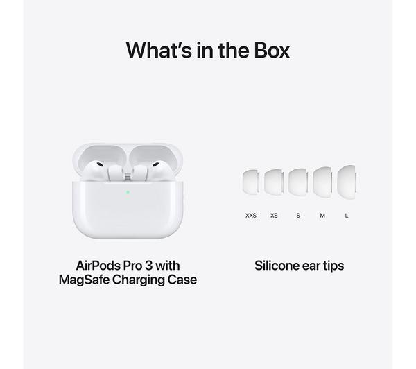 APPLE AirPods Pro 3 - White image number 9 of 9