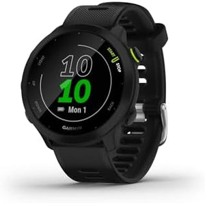 Garmin Forerunner 55, 42mm GPS running smartwatch, Whitestone|B0953XKD13