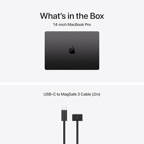 Apple MacBook Pro 14.2-inch Laptop with M5 chip with 10 core CPU and 10 core GPU: Built for Apple Intelligence, Liquid Retina XDR Display, 16GB Unified Memory, 512GB SSD Storage; Space Black|B0FWD6KXHB