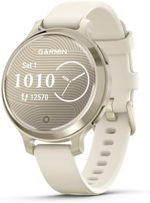 Garmin Lily 2 Active, 38mm GPS smartwatch, stylish smaller watch, fitness tracker with hidden display, sports apps,patterned lens, bright touchscreen display, up to 9 days battery life, Purple Jasmine|B0DGWJ8FYW