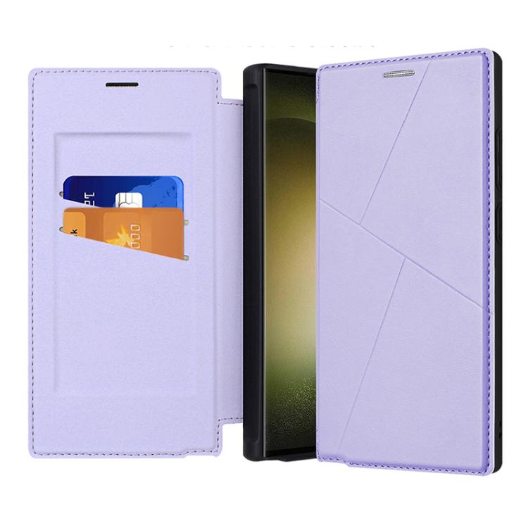 Magnetic Armor Series RFID Card Slots Leather Phone Case, For Samsung Galaxy S25 5G, For Samsung Galaxy S25+ 5G, For Samsung Galaxy S25 Ultra 5G, For Samsung Galaxy S24 Ultra 5G