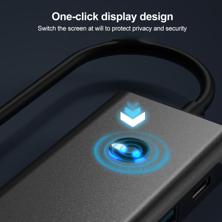 BYL-2410 9 in 1 Type-C to USB Multi-function Docking Station, BYL-2410