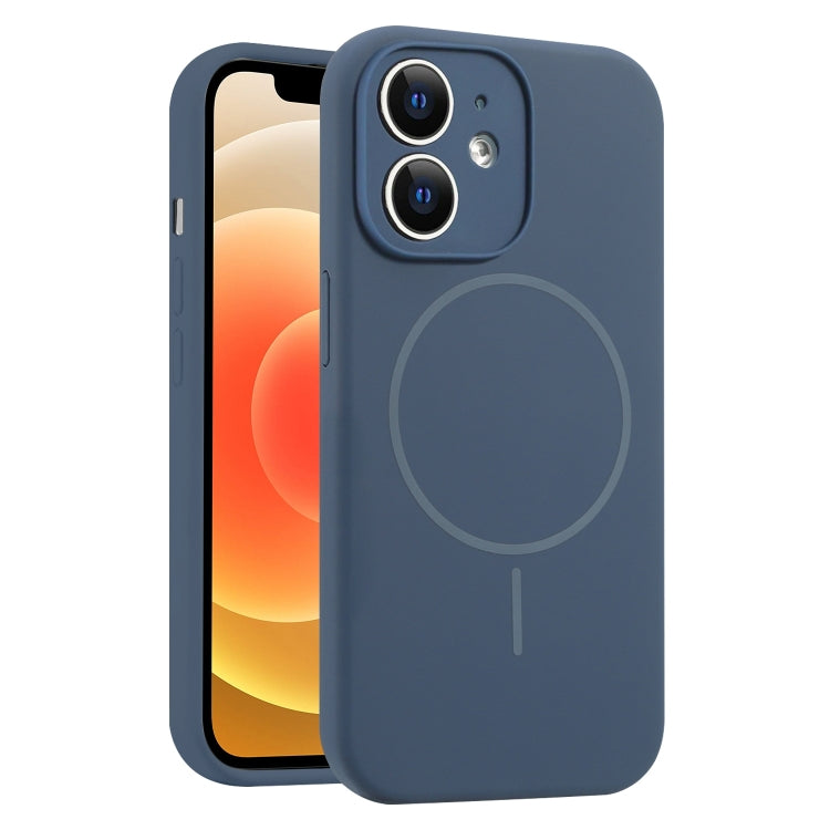 Fine Hole Liquid Silicone MagSafe Phone Case, For iPhone 13, For iPhone 12