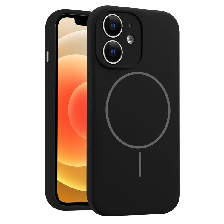 Fine Hole Liquid Silicone MagSafe Phone Case, For iPhone 13, For iPhone 12