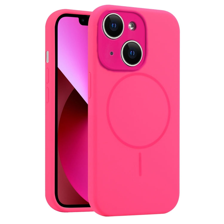 Fine Hole Liquid Silicone MagSafe Phone Case, For iPhone 13, For iPhone 12