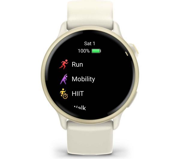GARMIN vivoactive 6 Smart Watch - Bone & Lunar Gold image number 2 of 10
