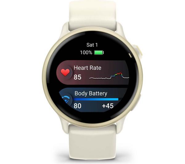 GARMIN vivoactive 6 Smart Watch - Bone & Lunar Gold image number 4 of 10