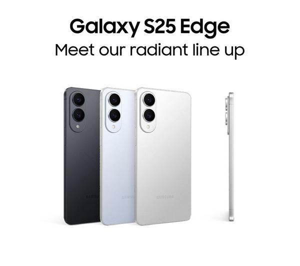 SAMSUNG Galaxy S25 Edge - 512 GB, Titanium Icyblue image number 3 of 13