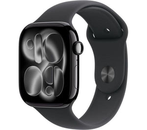 APPLE Watch Series 11 - 46 mm Jet Black Aluminium Case with Black Sport Band, M/L image number 1 of 10