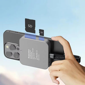 Blueendless 8-In-1 Magnetic HUB With M.2 NVMe/SATA SSD Enclosure (HDMI+PD100W+USB-C/Type-C 3.2+USB-A 3.2+SD+TF+AUX), MC906