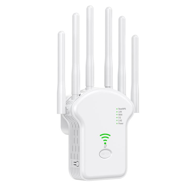Urant U13 1200Mbps 2.4G/5G Dual Band WiFi Repeater Signal Amplifier, US Plug White, EU Plug White, US Plug Black, EU Plug Black