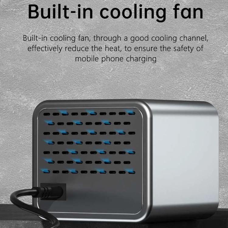 MaAnt DianBa No.1 Pro Multi-port Charger 9-ports With Digital Display Power Wireless Charger, DianBa No.1 Pro, EU Plug