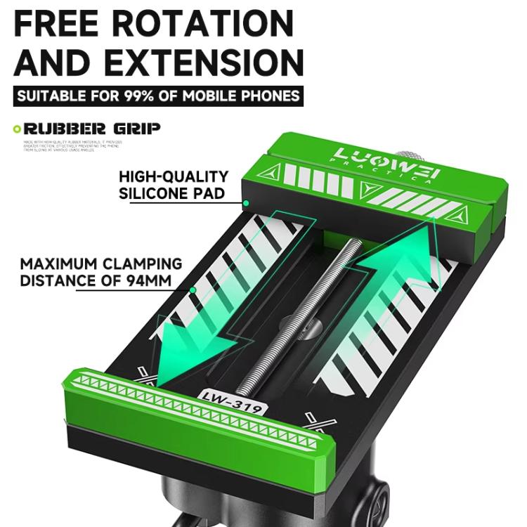 Universal Multifunction Cell Phone Repair Screen Remove Back Cover Table Pliers, LW-319