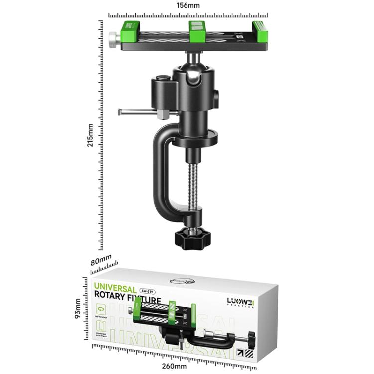 Universal Multifunction Cell Phone Repair Screen Remove Back Cover Table Pliers, LW-319
