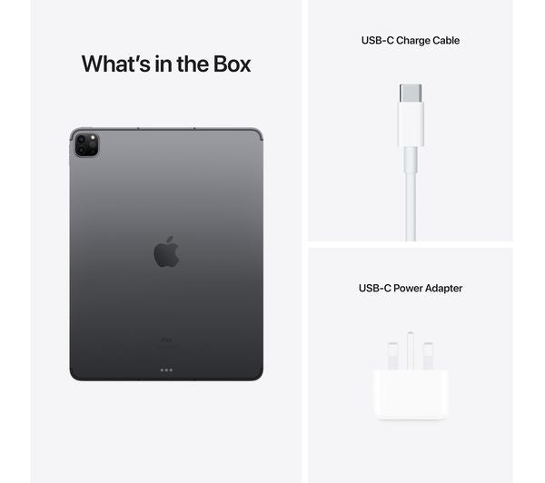 APPLE 12.9" iPad Pro (2021) - 128 GB, Space Grey New