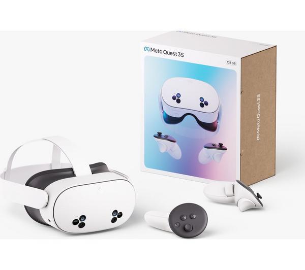 META Meta Quest 3S Virtual Reality Headset & Controllers - 128 GB image number 8 of 16