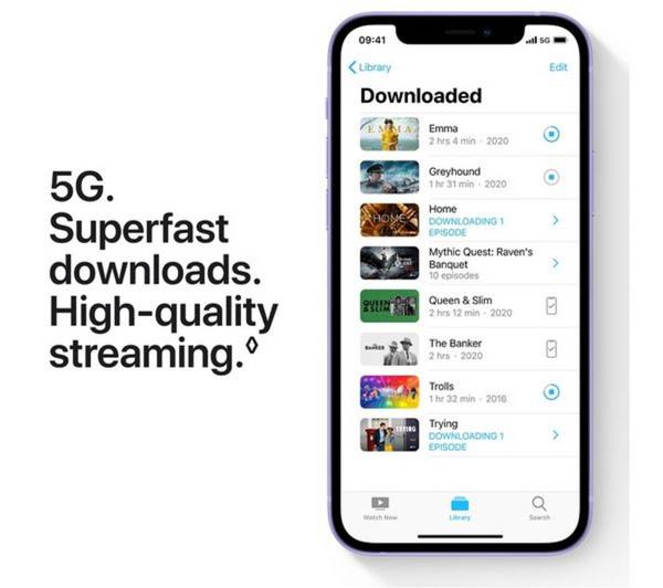 APPLE Refurbished iPhone 12 - 64 GB, Purple (Good Condition) image number 5 of 10