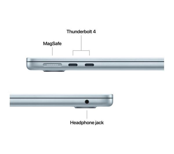 APPLE MacBook Air 13.6" (2025) - M4, 256 GB SSD, Sky Blue image number 7 of 11