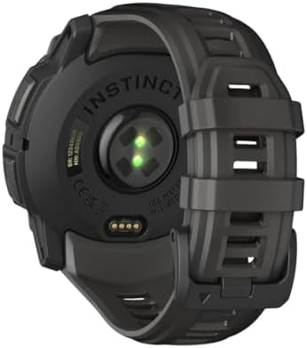 Garmin Instinct 3, 50mm rugged GPS smartwatch, Black/Charcoal band|B0DSC8GLRX