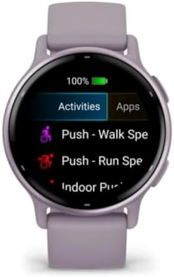 Garmin vívoactive 5, 42mm GPS smartwatch, Orchid|B0CG6LMQHH