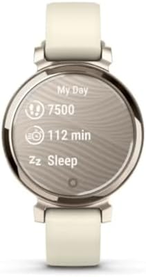 Garmin Lily 2, 35mm smartwatch, Stylish small watch & fitness tracker with hidden display, patterned lens, bright touchscreen display, up to 5 days battery life, Coconut|B0CP9C4RKN