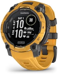 Garmin Instinct 3, 50mm rugged GPS smartwatch, Black/Charcoal band|B0DSC8GLRX
