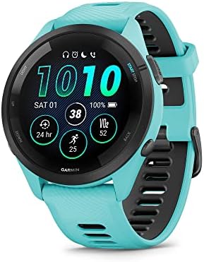 Garmin Forerunner 265, 46mm GPS running smartwatch, Black|B0BS1T9J4Y