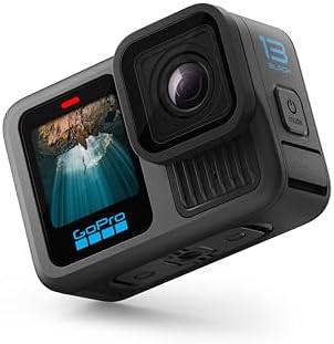 GoPro Hero13 Black 5.3K Action Camera Bundle, Includes 2 Enduro Batteries and Waterproof Shutter Remote|B0F7STY29N