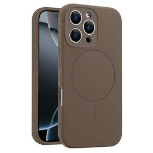Fine Hole Liquid Silicone MagSafe Phone Case, For iPhone 16 Pro Max, For iPhone 16 Pro