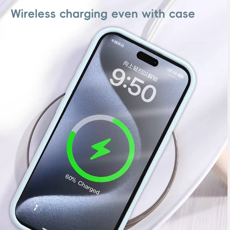 Fine Hole Liquid Silicone MagSafe Phone Case, For iPhone 16 Pro Max, For iPhone 16 Pro