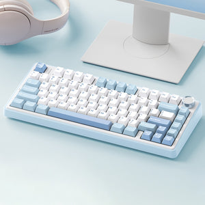 AULA F75 80 Keys Wired/2.4G/Bluetooth Three Model Customized RGB Mechanical Keyboard