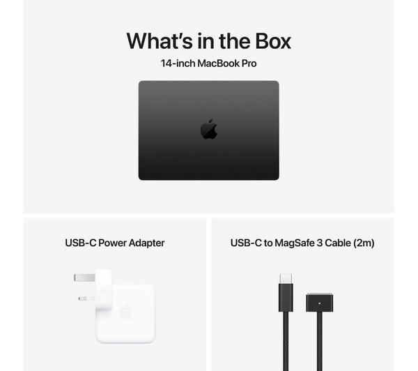 APPLE MacBook Pro 14" (2024) - M4 Pro, 512 GB SSD, Space Black image number 8 of 8
