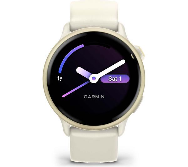 GARMIN vivoactive 6 Smart Watch - Bone & Lunar Gold image number 1 of 10