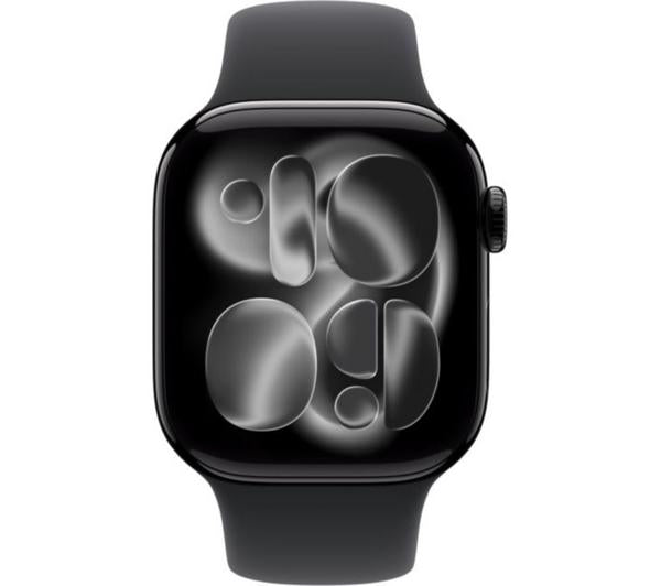 APPLE Watch Series 11 - 42 mm Jet Black Aluminium Case with Black Sport Band, M/L image number 2 of 10