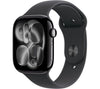 APPLE Watch Series 11 - 46 mm Jet Black Aluminium Case with Black Sport Band, M/L image number 1 of 10