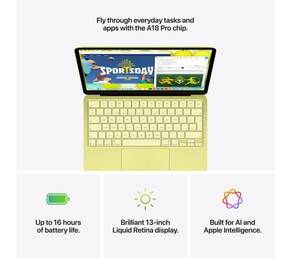 APPLE MacBook Neo 13" (2026) - A18 Pro, 256 GB SSD, Silver image number 9 of 10