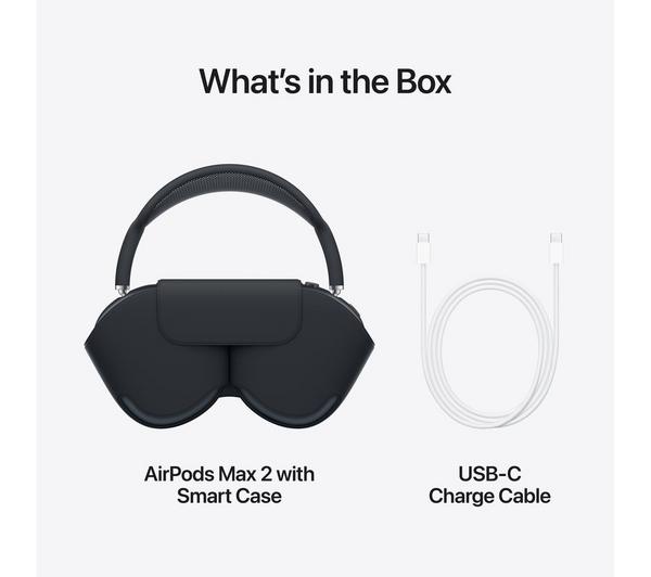 APPLE AirPods Max 2 Wireless Bluetooth Noise-Cancelling Headphones - Midnight image number 9 of 9