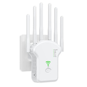 Urant U13 1200Mbps 2.4G/5G Dual Band WiFi Repeater Signal Amplifier, US Plug White, EU Plug White, US Plug Black, EU Plug Black