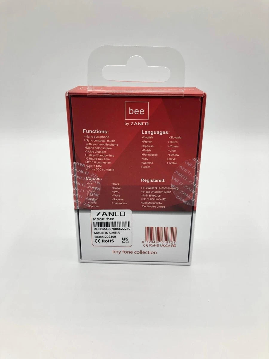 Zanco BEE Mobile Phone Unlocked Phone Black - New|256208102670